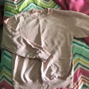 light pink brandy melville sweatshirt